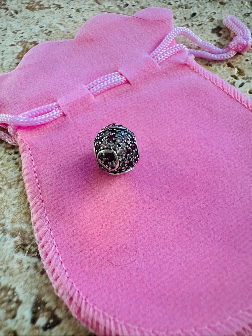 3/$45 925 Stamped Sterling Silver Charm Bead Compatible w/Pandora NEW